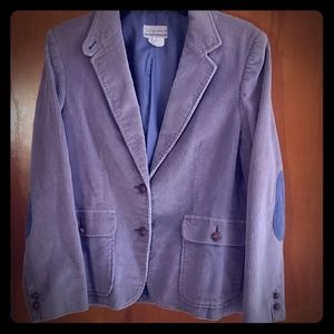 Grey corduroy blazer